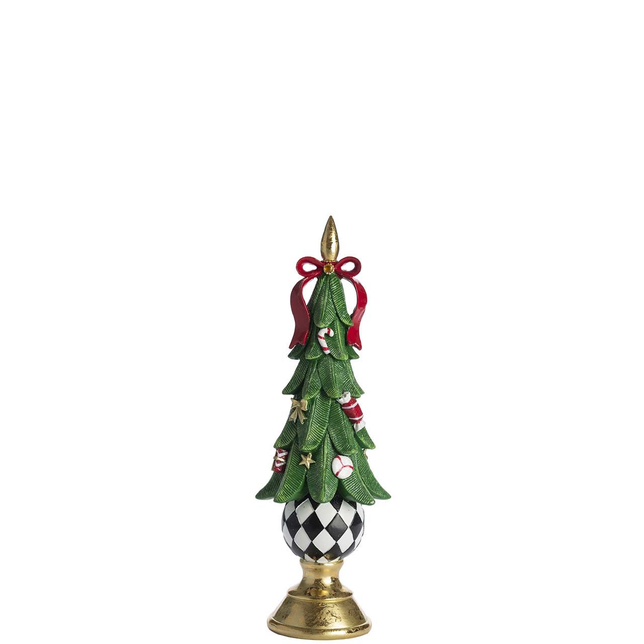 ALBERO NATALIZIO IN RESINA H. 39